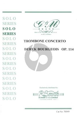 Bourgeois Concerto Op.114 Trombone and Piano