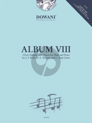 Dowani Album Vol. 8 Flute and Piano Book-CD and Audio online) (Easy/Intermediate) (Dowani 3 Tempi Play-Along)