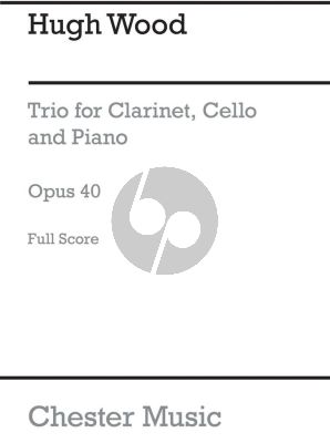 Wood Trio Op. 40 Clarinet-Cello and Piano (Score)