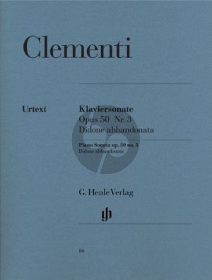 Clementi Sonate Op.50 No.3 g-moll Didone Abbandonata fur Klavier (Herausgegeben von Paul Mies - Fingersatz Hans-Martin Theopold) (Henle-Urtext)