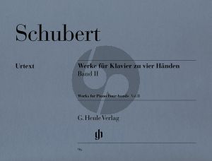 Schubert Werke Vol.2 Klavier 4 Hd. (ed. Willi Kahl) (Henle)