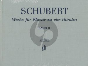 Werke vol.2 Klavier 4 Handen Hardcover / Leinen / Gebonden