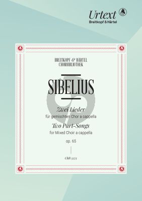 Sibelius 2 Lieder Op. 65 SATB (Swe. / Fin.) (Sakari Ylivuori)