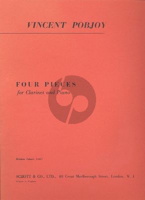 4 Pieces for Clarinet and Piano