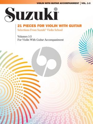 Heck 21 Pieces for Violin and Guitar - Selections from the Suzuki Violin Method Vol.1 - 2 - 3