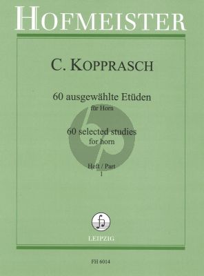 Kopprasch 60 Etuden vol.1 Horn