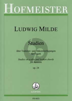 Milde Studien uber Tonleiter- und Akkordzerlegungen Op.24 Fagott