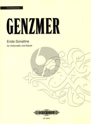 Genzmer Sonatine No.1 Violoncello und Klavier