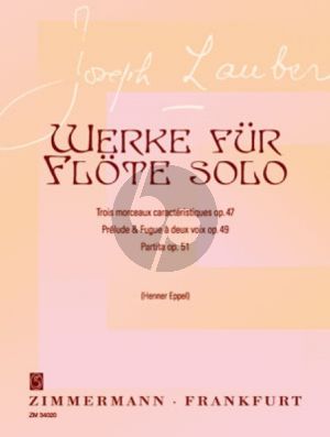 Lauber Werke für Flöte allein (ed. Henner Eppel)