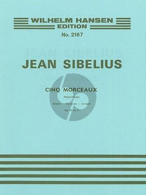 Sibelius Cinq Morceaux Op. 75 No. 5 The Spruce Piano solo