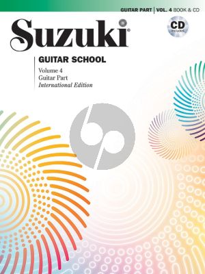 Suzuki Guitar School Vol.4 Book-CD