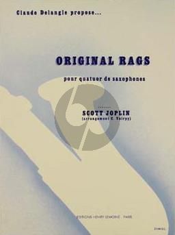 Joplin Original Rags 4 Sax. (SATB) (Score/Parts) (Voirpy)
