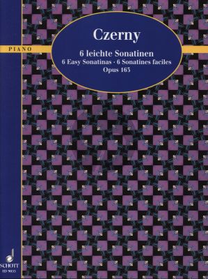 Czerny 6 Leichte Sonatinen / 6 Easy Sonatinas Op.163 Klavier (David Patrick)