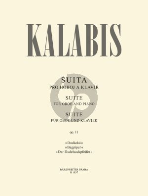 Kalabis Suite Op. 11 Oboe und Klavier (Der Dudelsackpfeifer)