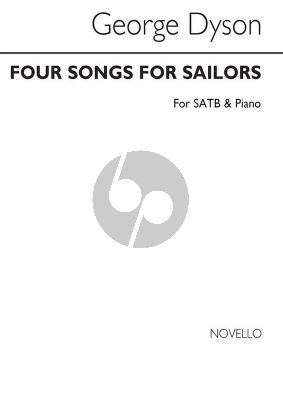 Dyson 4 Songs for Sailors SATB-Piano