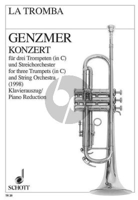 Konzert GeWV 180 3 Trompeten [C] und Streichorchester