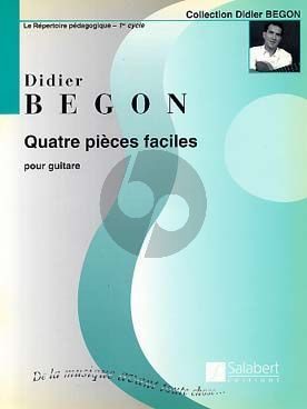 Begon 4 Pieces Faciles guitare