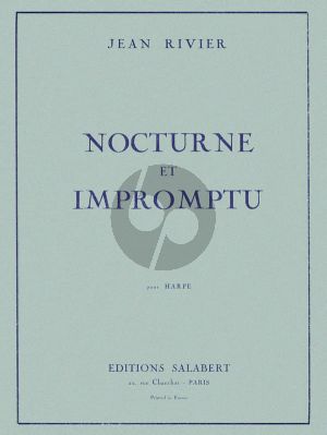 Rivier Nocturne & Impromptu pour Harpe
