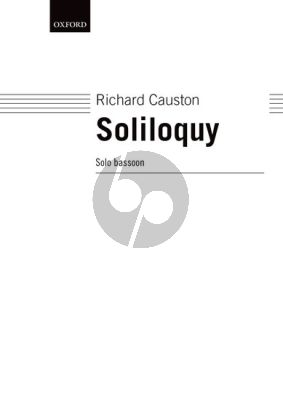 Causton Soliloquy for Bassoon solo (1995)