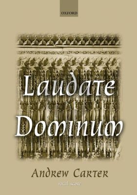 Carter Laudate Dominum Soprano solo-SATB-Orchestra (Vocal Score)