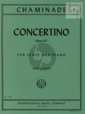 Chaminade Concertino Op.107 Flute-Piano