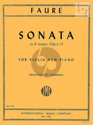 Sonata A-major Op.13