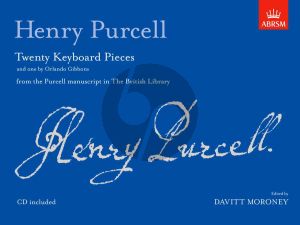 Purcell 20 Keyboard Pieces (with one by O. Gibbons) (from the Purcell Manuscript British Library) (Bk-Cd)