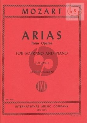 Mozart 40 Arias vol.1 Soprano (Sergius Kagen) (with English translations)