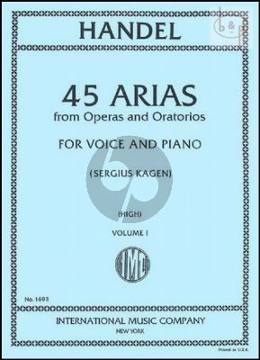 45 Arias vol.1 for High Voice and Piano