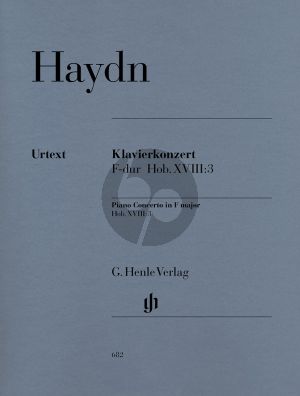 Klavierkonzert F-dur Hob.XVIII:3 ausgabe fur Klavier und 4 Streicher Partitur-Stimmen