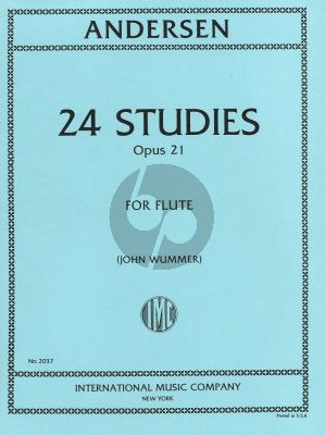 Andersen 24 Studies Op.21 for Flute (edited by John Wummer)