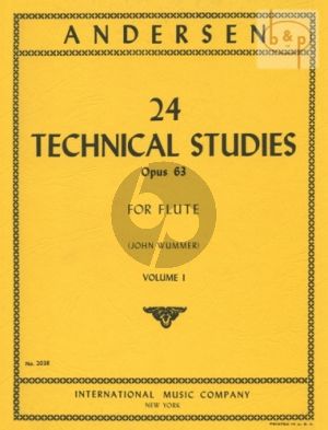 24 Technical Studies Op.63 Vol.1 Flute solo