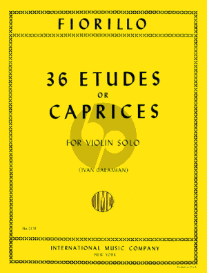 36 Etudes or Caprices Violin