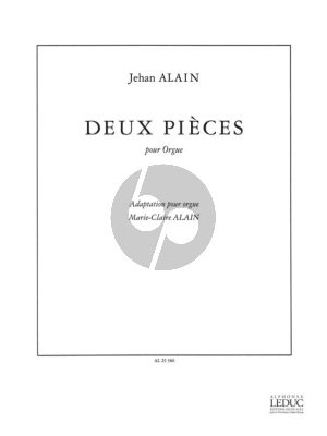 Alain 2 Pieces pour Orgue (Fugue, Variations) (Marie-Claire Alain)