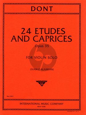 24 Etudes-Caprices Op. 35 Violin