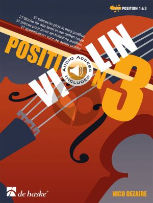 Dezaire Violin Position 3 (Bk-Cd) (1 & 3 Pos.) (27 Pieces to Play in the third Position)