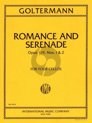 Goltermann  Romance & Serenade Op.119 No.1 - 2 for 4 Violoncellos Parts