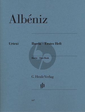 Albeniz Iberia Vol.1 (Gertsch) (Henle-Urtext)