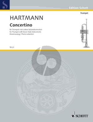 Hartmann Concertino Trompete mit 7 Soloinstrumente (Klavierauszug)