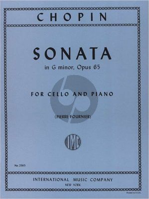 Sonata G-minor Op.65