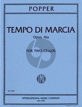 Popper Tempo di Marcia Op.16A 2 Violoncellos