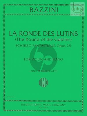 La Ronde des Lutins Op.25 Violin-Piano