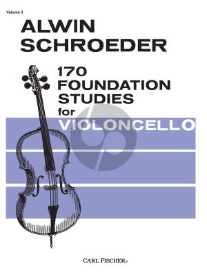 Schroeder 170 Foundation Studies Vol.3 for Cello
