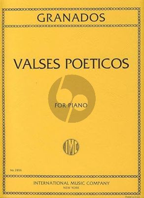 Granados Valses Poeticos Piano solo