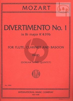 Divertimento No.1 B-flat major (KV.anh.229) (KV 439a)