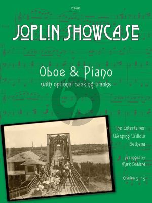 Joplin Showcase for Oboe and Piano Vook with Audio Online (Arranged by Mark Goddard) (Grades 3 - 5)