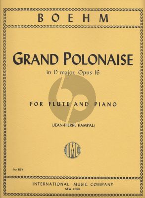 Boehm Grande Polonaise D-major Op.16 Flute-Piano (Rampal)