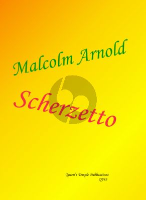 Arnold Scherzetto for Clarinet and Piano