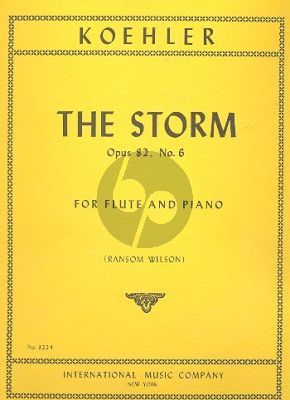 Kohler The Storm Op.82 No.6 Flute-Piano