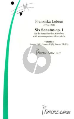 Lebrun 6 Sonaten Op. 1 Vol. 1 Harpsichord and Violin (Claudia Schweitzer)